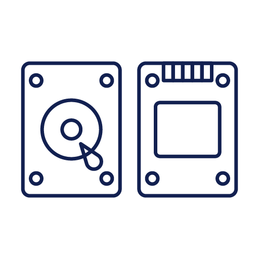SSDs and HDDs