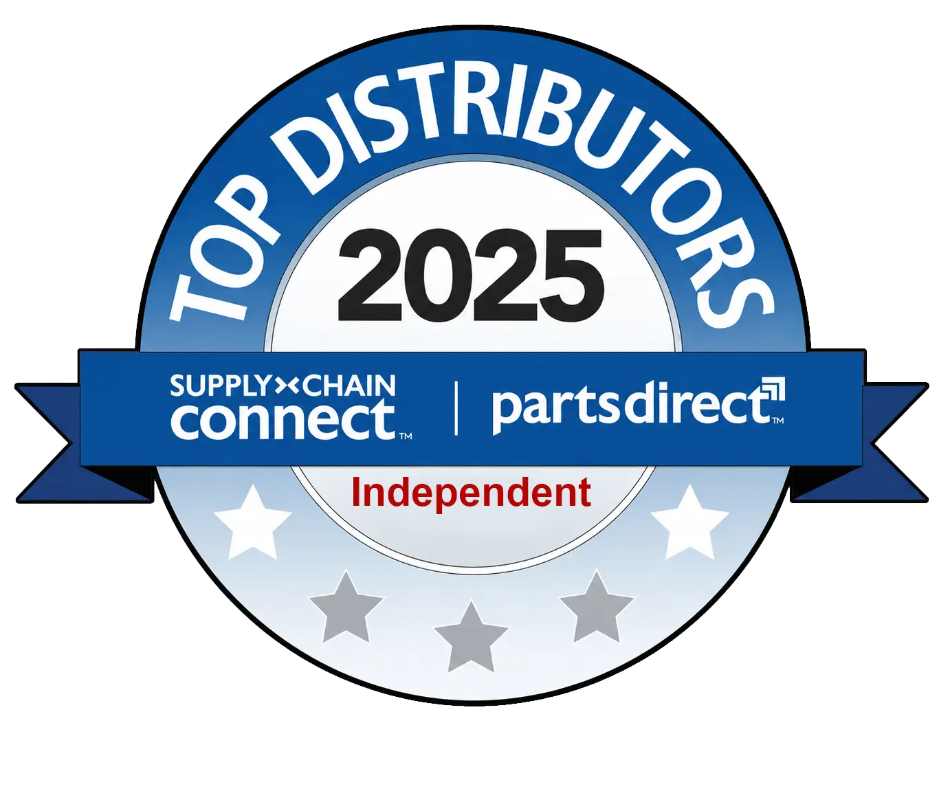 2025 Top Independent Electronics Distributor recognition