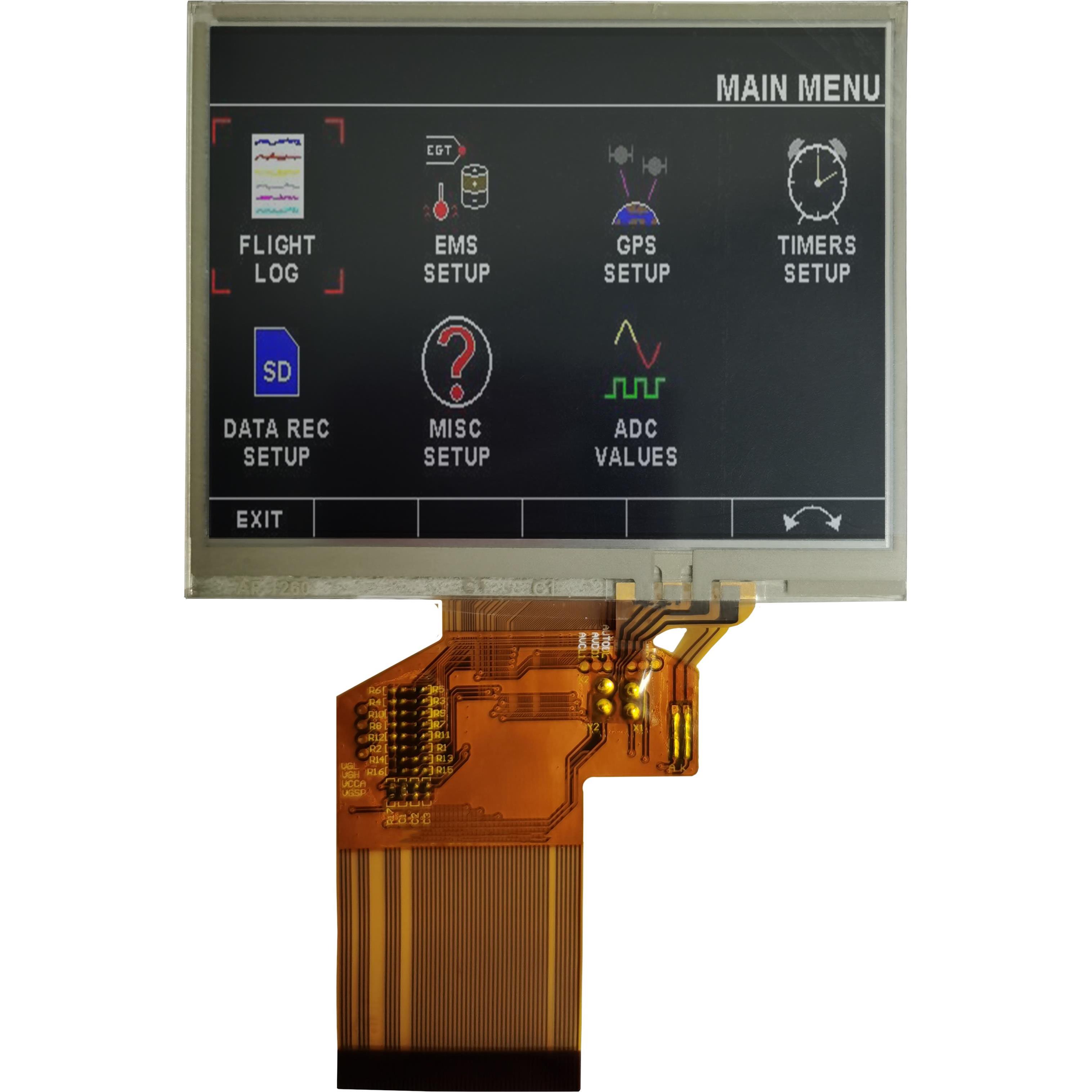 Midas Displays - MDT0430A01ISC-RGB - Microchip USA