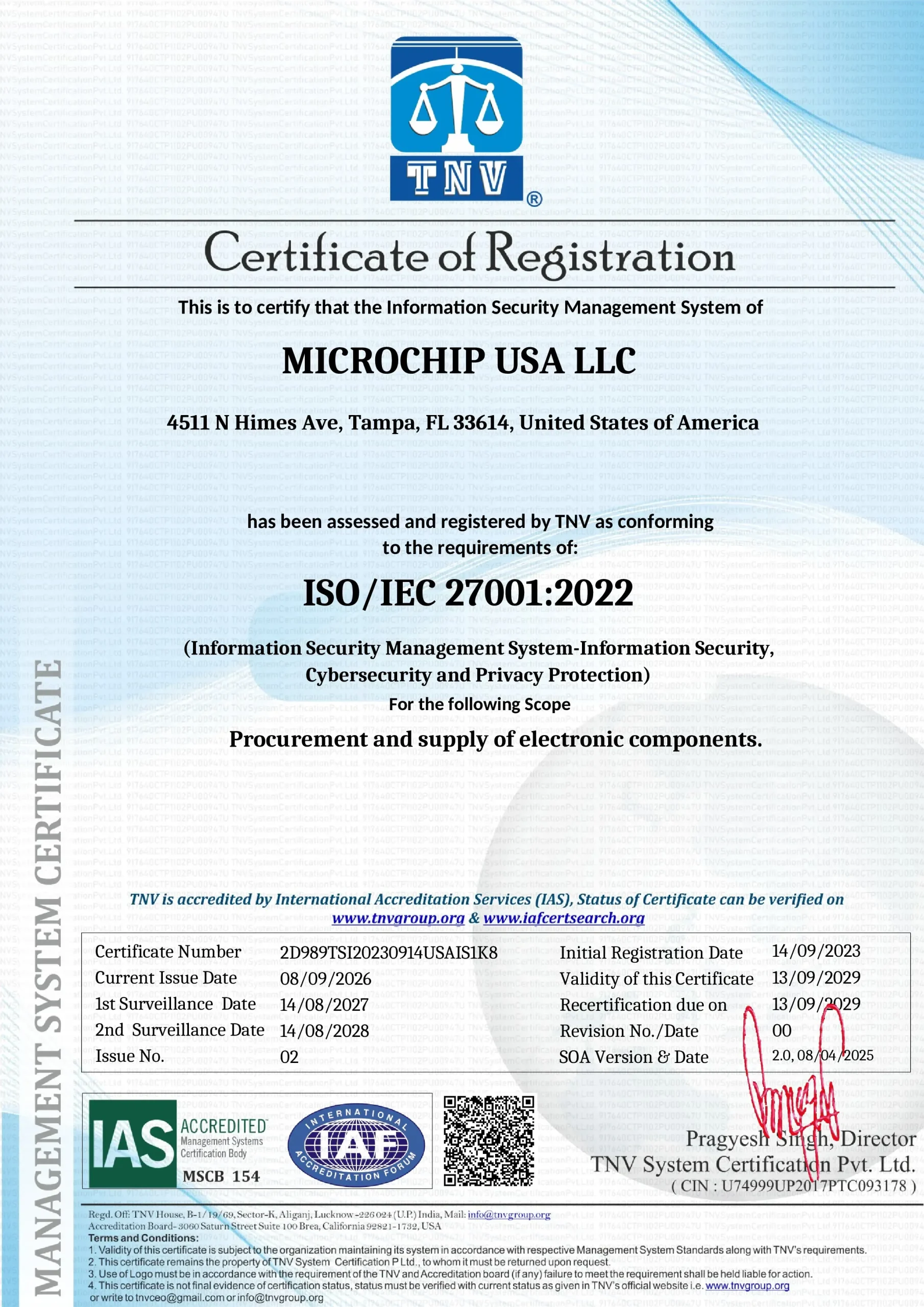 MicrochipUSA-27001:2022-Exp-09-2029